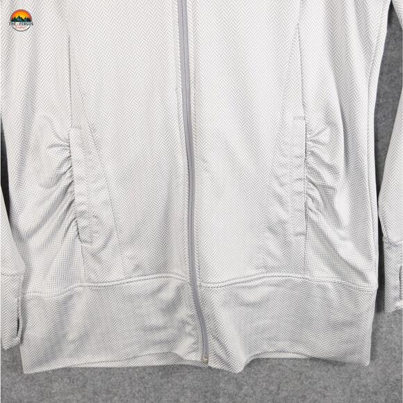 Mondetta Full-Zip Hoodie Gray Track Jacket Long Sleeve Athleisure Women's Size L - Picture 9 of 13